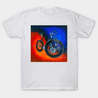 Winter Track bicycle T-Shirt